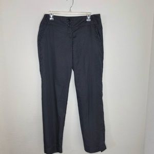 The Limited Wide leg dress work pants polka dot